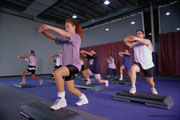 Aerobics class; Size=180 pixels wide